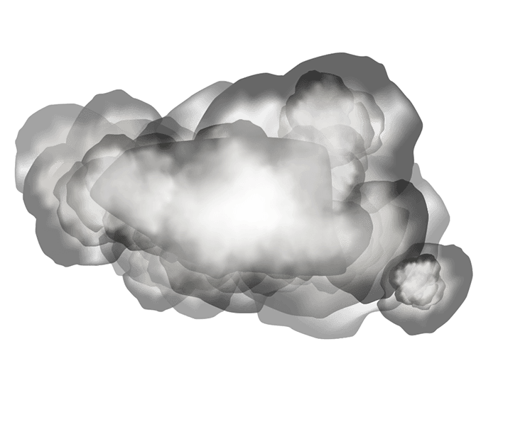 Decorative cloud